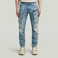 Picture of G-STAR MEN'S ROVIC ZIP 3D REGULAR TAPERED DENIM JEANS IN VINTAGE CUMULUS BLUE 1