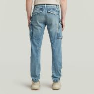 Picture of G-STAR MEN'S ROVIC ZIP 3D REGULAR TAPERED DENIM JEANS IN VINTAGE CUMULUS BLUE 2