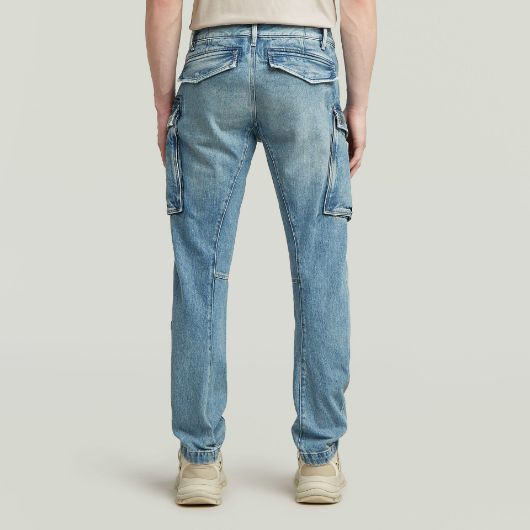 Показвай детайлите за G-STAR МЪЖКИ ДЕНИМ ROVIC ZIP 3D REGULAR TAPERED DENIM JEANS VINTAGE CUMULUS BLUE 2 - FanPoint Снимка на G-STAR МЪЖКИ ДЕНИМ ROVIC ZIP 3D REGULAR TAPERED DENIM JEANS VINTAGE CUMULUS BLUE 2