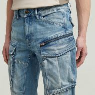 Picture of G-STAR MEN'S ROVIC ZIP 3D REGULAR TAPERED DENIM JEANS IN VINTAGE CUMULUS BLUE 3
