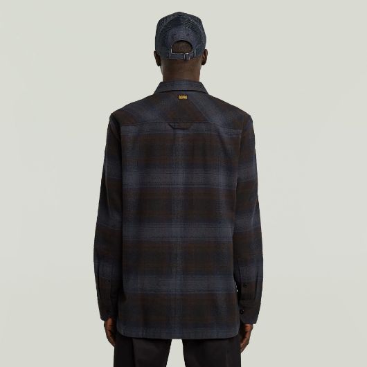 Show details for G-STAR MEN'S GPO OVERSHIRT IN SALUTE ARTHUR CHECK 2 - FanPoint Picture of G-STAR MEN'S GPO OVERSHIRT IN SALUTE ARTHUR CHECK 2