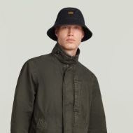 Picture of G-STAR MEN'S ORIGINALS BUCKET HAT IN BLACK 3
