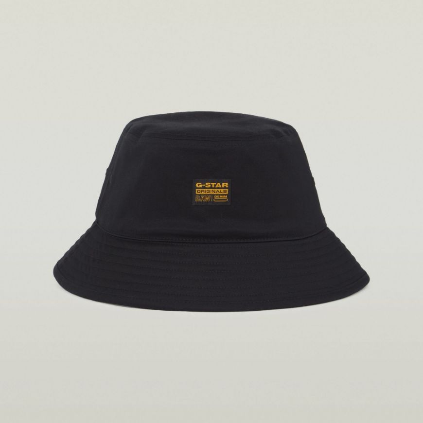 Picture of G-STAR MEN'S ORIGINALS BUCKET HAT IN BLACK