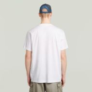 Picture of G-STAR MEN'S A LINE LOOSE T-SHIRT IN WHITE 2