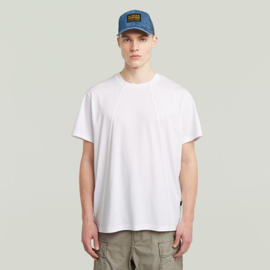 Picture of G-STAR MEN'S A LINE LOOSE T-SHIRT IN WHITE