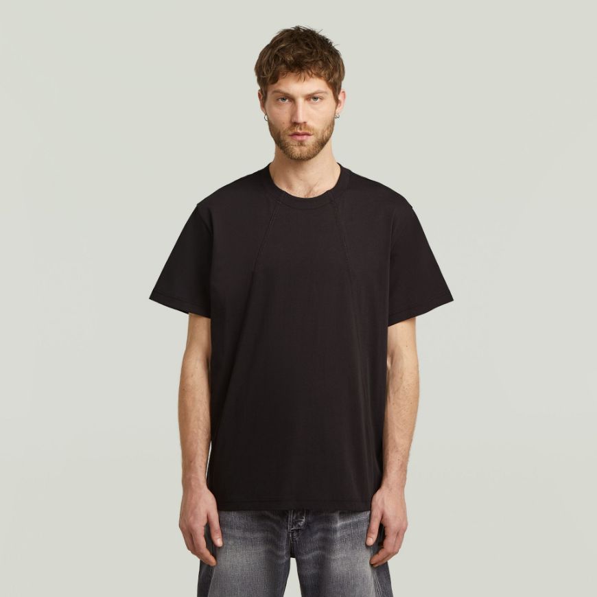 Picture of G-STAR MEN'S A LINE LOOSE T-SHIRT IN BLACK