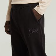 Picture of G-STAR MEN'S SCRIPT SWEAT PANTS IN BLACK 3