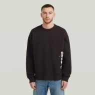 Picture of G-STAR MEN'S SPRAYED 89 GR LOOSE SWEATER IN BLACK 1