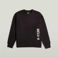 Picture of G-STAR MEN'S SPRAYED 89 GR LOOSE SWEATER IN BLACK 6