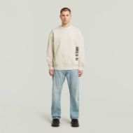 Снимка на G-STAR МЪЖКИ СУИТШЪРТ SPRAYED 89 GR LOOSE В БЯЛО 5