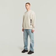 Снимка на G-STAR МЪЖКИ СУИТШЪРТ SPRAYED 89 GR LOOSE В БЯЛО 4