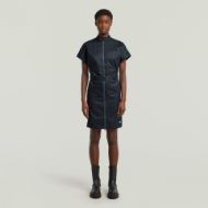Picture of G-STAR WOMEN'S BELTED DRESS IN DARK BLUE 1