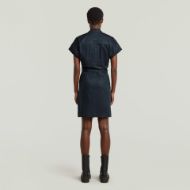 Picture of G-STAR WOMEN'S BELTED DRESS IN DARK BLUE 3