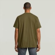 Picture of G-STAR MEN'S A LINE LOOSE T-SHIRT IN GREEN 2
