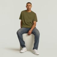 Picture of G-STAR MEN'S A LINE LOOSE T-SHIRT IN GREEN 4