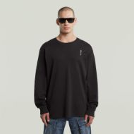 Снимка на G-STAR МЪЖКА БЛУЗА BACK EMBRO TEXT LOOSE T-SHIRT В ЧЕРНО 1