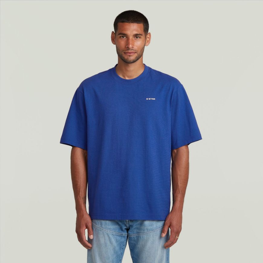 Picture of G-STAR MEN'S BOXY BASE T-SHIRT IN BLUE