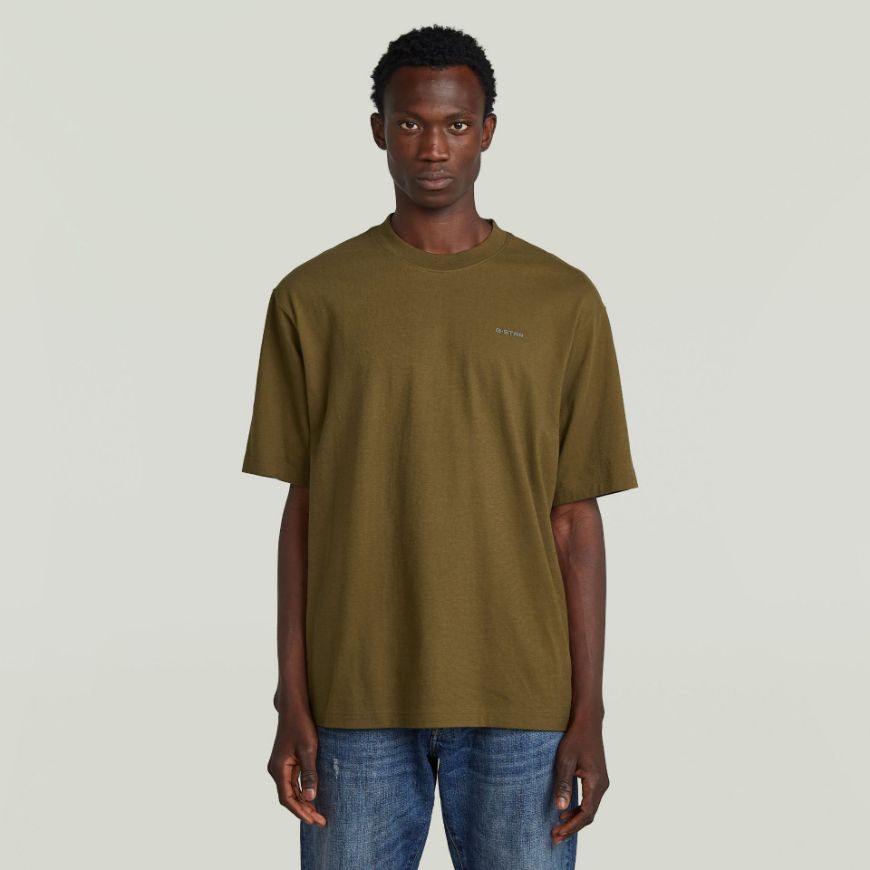 Picture of G-STAR MEN'S BOXY BASE T-SHIRT IN BROWN