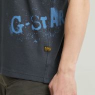 Picture of G-STAR MEN'S SPRAYED GR T-SHIRT IN DARK BLUE 4