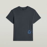 Picture of G-STAR MEN'S SPRAYED GR T-SHIRT IN DARK BLUE 6
