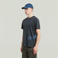 Picture of G-STAR MEN'S SPRAYED GR T-SHIRT IN DARK BLUE 2