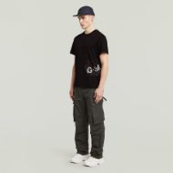 Picture of G-STAR MEN'S SPRAYED GR T-SHIRT IN BLACK 5
