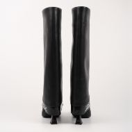 Picture of KARL LAGERFELD WOMEN'S DEBUTANTE FOLD DOWN HI LEG BOOT IN BLACK 4