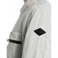 Picture of REPLAY MEN'S REGULAR-FIT SHACKET WITH POCKETS IN LIGHT GREY 5