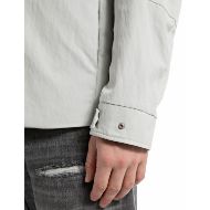 Picture of REPLAY MEN'S REGULAR-FIT SHACKET WITH POCKETS IN LIGHT GREY 4
