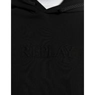 Снимка на REPLAY МЪЖКИ СУИТШЪРТ SWEATSHIRT WITH EMBROIDERED LETTERING В ЧЕРНО 4