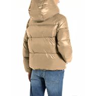 Picture of REPLAY WOMEN'S REVERSIBLE NYLON PADDED JACKET IN STONE IVORY 2