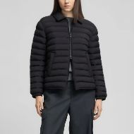 Picture of REPLAY WOMEN'S CROPPED PADDED JACKET IN BLACK 1