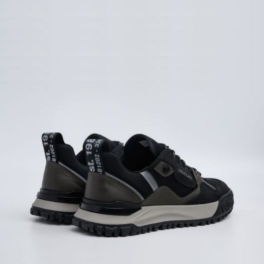 Show details for REPLAY MEN'S BLIX TEXTURE SNEAKERS IN BLACK 3 - FanPoint Picture of REPLAY MEN'S BLIX TEXTURE SNEAKERS IN BLACK 3