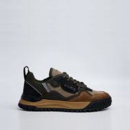 Picture of REPLAY MEN'S BLIX TEXTURE SNEAKERS IN TAUPE MIL GREEN 1