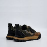 Picture of REPLAY MEN'S BLIX TEXTURE SNEAKERS IN TAUPE MIL GREEN 3