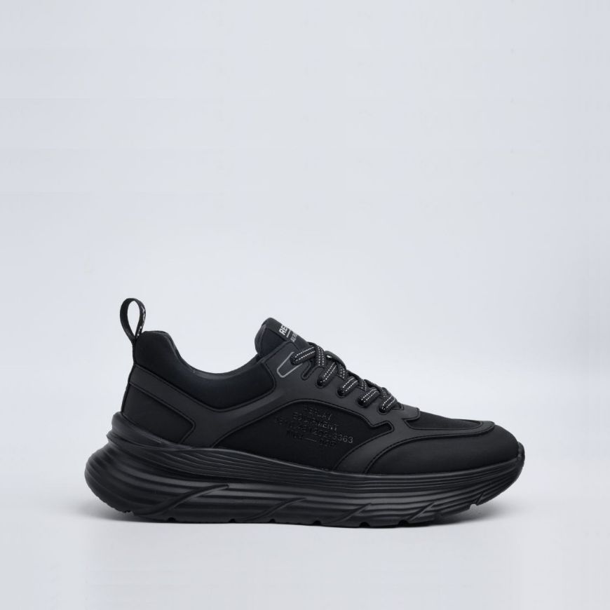 Picture of REPLAY MEN'S JENNON EQUIPE SNEAKERS IN BLACK