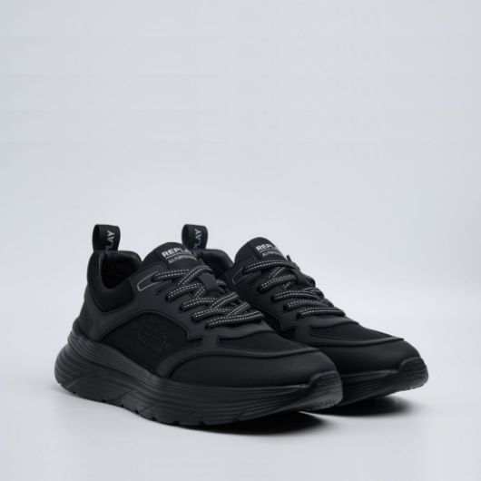 Show details for REPLAY MEN'S JENNON EQUIPE SNEAKERS IN BLACK 2 - FanPoint Picture of REPLAY MEN'S JENNON EQUIPE SNEAKERS IN BLACK 2
