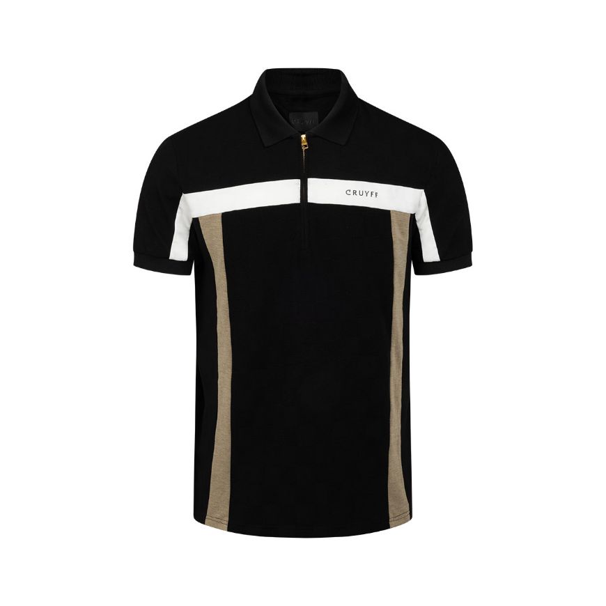 Снимка на CRUYFF МЪЖКА БЛУЗА CHECK POLO В ЧЕРНО/ЗЛАТИСТО