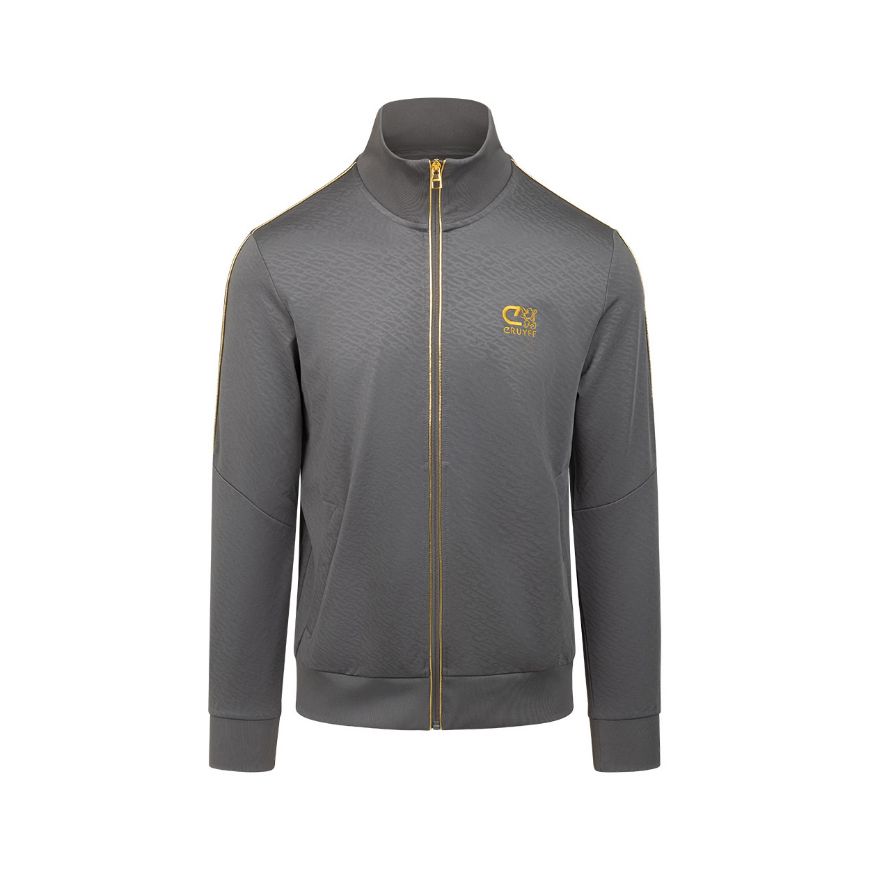 Picture of CRUYFF MEN'S CARLOS TRACKTOP IN GREY/GOLD
