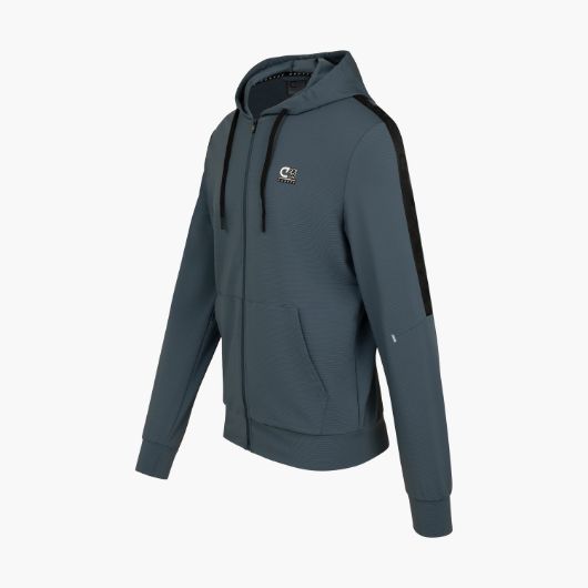 Show details for CRUYFF SPORTS MEN'S QUARTZ FZ HOOD IN DARK SLATE 2 - FanPoint Picture of CRUYFF SPORTS MEN'S QUARTZ FZ HOOD IN DARK SLATE 2
