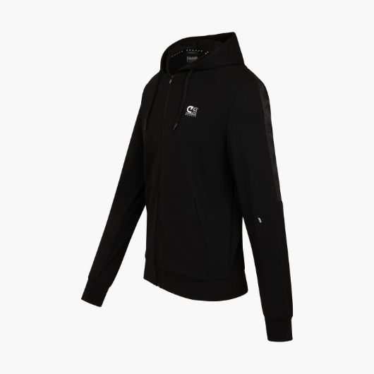 Show details for CRUYFF SPORTS MEN'S QUARTZ FZ HOOD IN BLACK 2 - FanPoint Picture of CRUYFF SPORTS MEN'S QUARTZ FZ HOOD IN BLACK 2