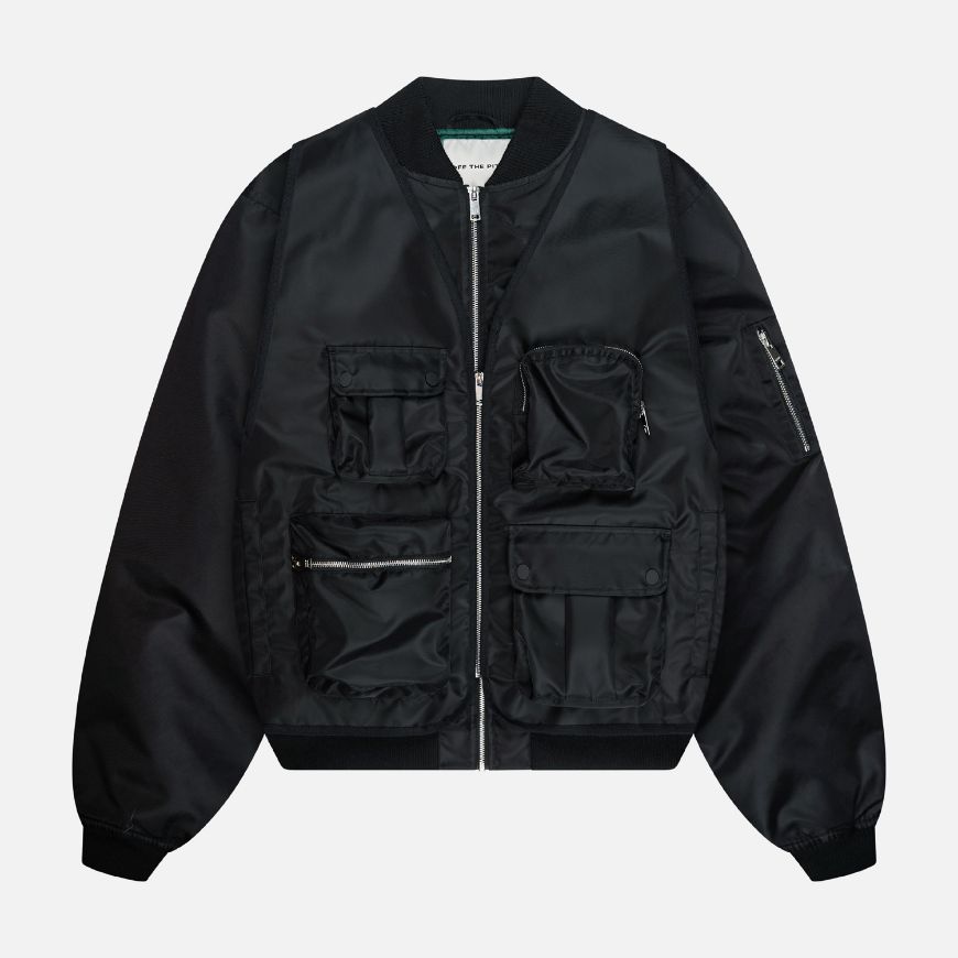 Снимка на OTP МЪЖКО ЯКЕ DOUBLE LAYERD BOMBER JACKET В ЧЕРНО
