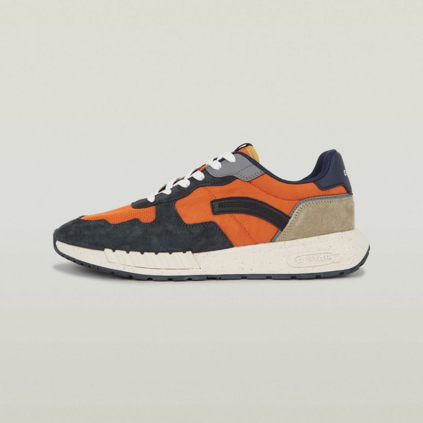 Picture of G-STAR MEN'S AVER CONTRAST II SNEAKERS IN ORANGE