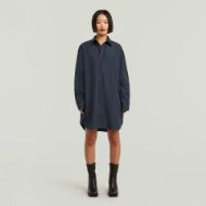Picture of G-STAR WOMEN'S OVERSIZED WOVEN DRESS IN PINSTRIPE 1