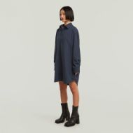 Picture of G-STAR WOMEN'S OVERSIZED WOVEN DRESS IN PINSTRIPE 2