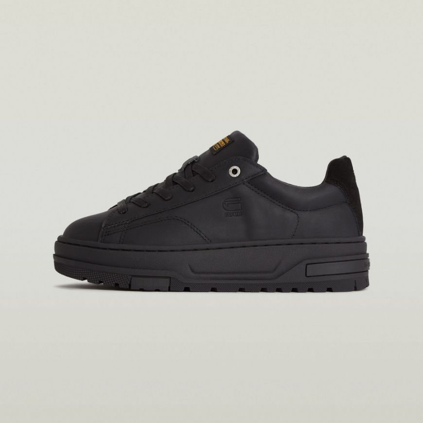 Picture of G-STAR WOMEN'S LHANA II CUP LOW SNEAKERS IN BLACK
