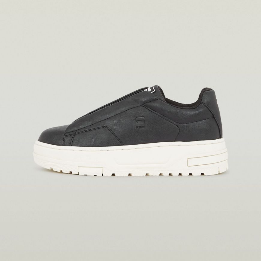 Picture of G-STAR WOMEN'S LHANA II SLIP SNEAKERS IN BLACK