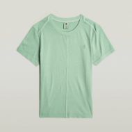 Picture of G-STAR WOMEN'S OVERDYED FRONT SEAM T-SHIRT IN GREEN 6