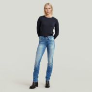 Picture of G-STAR WOMEN'S MIDGE SLIM STRAIGHT JEANS IN ANTIQUE FADED LAKE 4