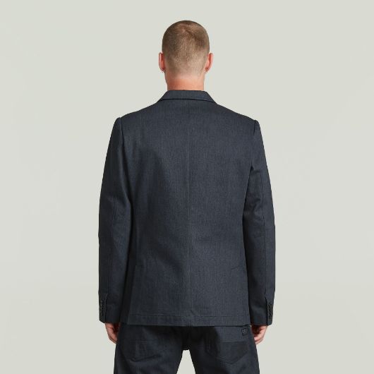 Показвай детайлите за G-STAR МЪЖКО A-LINE TAILORED САКО В ТЪМНОСИНЬО 2 - FanPoint Снимка на G-STAR МЪЖКО A-LINE TAILORED САКО В ТЪМНОСИНЬО 2